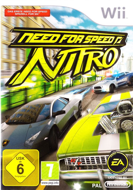 Need for Speed: Nitro box art for Wii